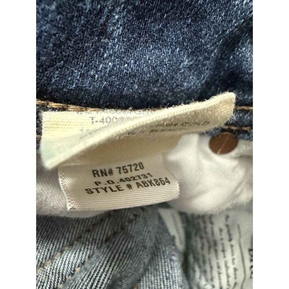 BKE Stella Mid Rise Bootcut Distressed Jeans 27x33.5 (27.5x32.5) Perfect Fade - Picture 8 of 11